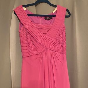 Vintage Tadashi Collection Hot Pink Gown